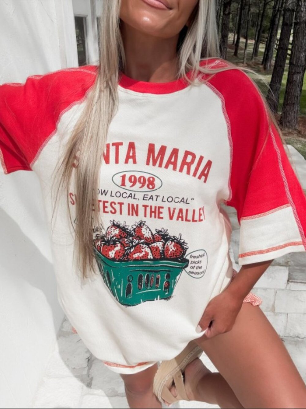 Bucket List Santa Maria Colorblock Tunic Top